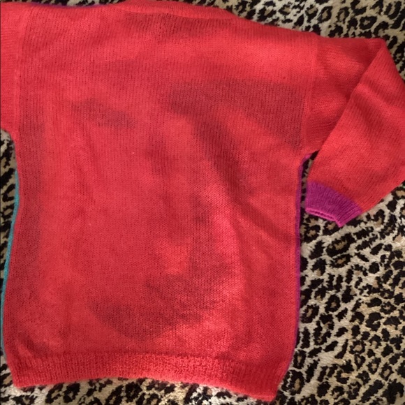 Jeanne Pierre grafiic mohair vintage sweater - Picture 4 of 7
